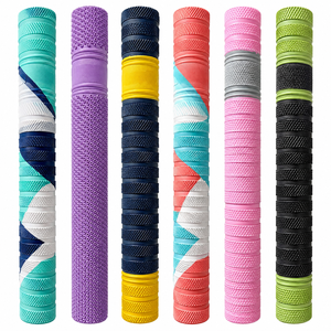 Poignées de batte de cricket en caoutchouc personnalisées avec logo, antidérapantes et durables, fabricant OEM, exportateur, approvisionnement en gros - Product Image 2