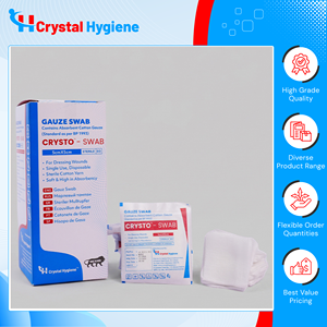 Meilleures ventes : Écouvillons en gaze de coton Crysto Swab T-13 Eco Premium non stériles / de type pansement, qualité supérieure, pour usage hospitalier - Product Image 6