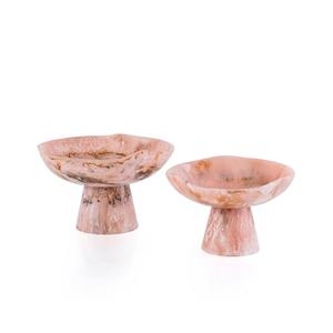 Cuencos de resina modernos para decoración del hogar, platos para dátiles, cuencos de resina con pie, cuencos de resina hechos a mano para servir, ideales para Ramadán y Eid. - Product Image 2