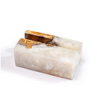 Tarjetero de madera y resina de diseño de lujo logotipo personalizado aceptado tarjetero de madera y resina artesanal de nuevo diseño de FWE - Product Image 6