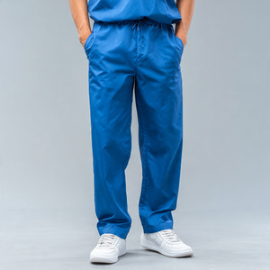 Medical <b>Scrub</b> Pants with Multiple Pockets Hospital Nursing Uniform - Product Image 1