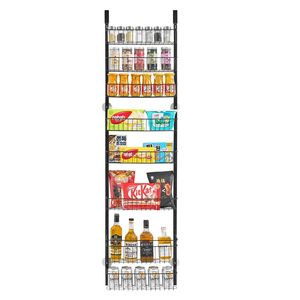 "<b>Over</b> <b>Door</b> <b>Spice</b> <b>Rack</b> 8 Tier Heavy Duty Steel Pantry Organizer Adjustable Wall Mount Storage" - Product Image 1