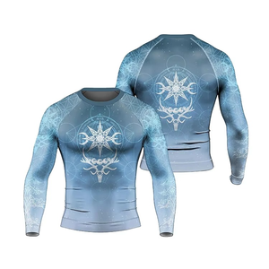 Maillots de bain pour hommes : Rash Guards, hauts de maillot de bain, t-shirts à manches longues, chemises de surf anti-UV, vêtements de sport pour la natation et la gym - Product Image 2