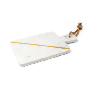 Planche à découper en marbre de qualité supérieure, planche à découper en pierre noire et blanche, élégante pour la cuisine, bloc de découpe parfait - Product Image 4