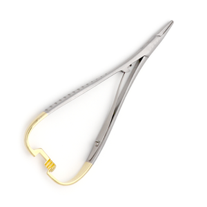 Pinces porte-aiguilles laparoscopiques en acier pour chirurgie abdominale - Product Image 2