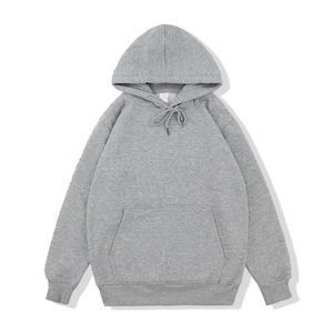 Sweat-shirt à capuche oversize jaune pour homme, style décontracté, avec poches, coupe classique, en molleton bouclette, couleur unie, idéal pour l'automne - Product Image 5