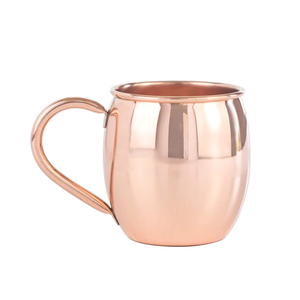 Taza de Cerveza Moscow Mule Clásica de Cobre Puro 100% de 16oz, Martillada, con Asa de Latón, Ecológica, para Fiestas - Product Image 2
