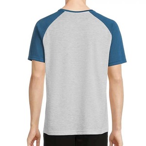 เสื้อยืดผู้ชายดีไซน์ใหม่ OEM ผ้าคอตตอนหนา 220 กรัม รับออกแบบโลโก้ เสื้อแขนสั้น สีพื้น - Product Image 2
