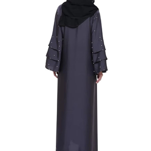 Service OEM Vêtements Musulmans pour Femmes Abaya Islamique de Haute Qualité Confortable Légère à Manches Longues Style Casual Respirant - Product Image 3