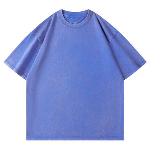 เสื้อยืดสไตล์วินเทจฟอกสีแบบแอซิดวอช ผ้าคอตตอนหนา 300 กรัม สำหรับผู้ชาย สตรีทแวร์ ผลิตขายส่งจากโรงงาน - Product Image 4