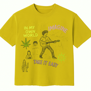 เสื้อยืดคอตตอนแขนสั้นผู้ชายลายวาดมือคุณภาพดีที่สุด ทรงปกติ ดีไซน์คอกลม สวมใส่สบาย - Product Image 5