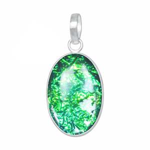 Top Grade Deco Glass Pendants Handmade Minimalist Jewelry Brass with Silver Plating Wholesale Price for Export - Product Image 4