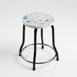 Recycled <b>Plastic</b> Foldable Stackable Modern Living Room <b>Stool</b>-Eco-Friendly Durable Home Furniture - Product Image 1