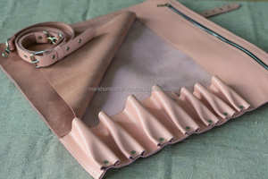 Sac de Voyage pour Couteaux de Chef en Cuir Véritable de Luxe, Anti-Odeur, Protection Robuste, Organisateur de Cuisine Professionnel LSKR-0058 - Product Image 2