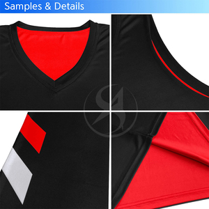 เสื้อเจอร์ซีย์บาสเก็ตบอลผู้ชายแบบสั่งทำพิเศษ พิมพ์โลโก้ OEM สำหรับทีมกีฬา เสื้อฝึกซ้อม ชุดบาสเก็ตบอลทีม - Product Image 5