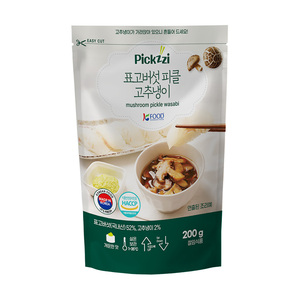 [NAIFFY] Pickzzi Mushroom Pickle - Wasabi avec une touche épicée et conservation à température ambiante pour les repas en camping en plein air - Product Image 1
