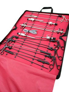 Set Quirúrgico Manual de Laparoscopia de Acero Inoxidable: Trócares, Cánulas, Pinzas y Portaagujas para Cirugía Mínimamente Invasiva de Precisión - Product Image 1