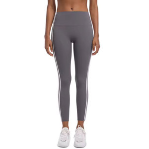Leggings de Yoga al por Mayor para Mujer, Pantalones Deportivos Ajustados a Rayas, Leggings de Cintura Alta con Efecto Levanta Glúteos, Leggings Elásticos para Entrenamiento, Running y Gimnasio - Product Image 6