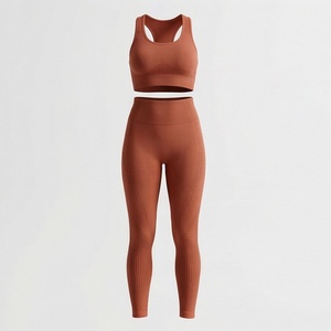Ensemble de yoga pour femmes, vêtements de fitness, tenue de course, dernière collection, prix de gros, vêtements de sport haut de gamme, vêtements d'exercice, vêtements de sport - Product Image 1