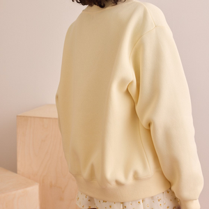 Applique Embroidered Womens Mockneck Sweatshirt Oversized Fleece Pullover Custom College Apparel Wholesale <b>Clothing</b> Manufacturer - Product Image 4