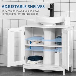 Mobile Bagno Moderno Bianco con Specchio LED Intelligente, Struttura in Legno Massello e PVC per Hotel, con Lavabo in Pietra e Finitura Scura - Product Image 6