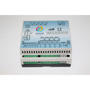 โมดูล AUGMATIC TECHNOLOGIES IO (รุ่น WIN-IO-4DDAI-NTCM) อินพุตแบบอะนาล็อก 4 ช่อง (NTC) อินพุตแบบดิจิตอล 4 ช่อง เอาต์พุตแบบดิจิตอล 4 พอร์ต รองรับ Modbus RTU - Product Image 1