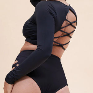 Conjunto 2026: Top corto de cuello alto y cintura alta para mujer, ideal para pole dance, ligero, para verano, actuaciones en escenario, entrenamiento, servicio OEM. - Product Image 6