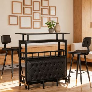 Table haute pliable pour bar, table de cocktail pour bar à domicile, cave, boîte de nuit, pub, conçue pour les applications en milieu clubbing - Product Image 4