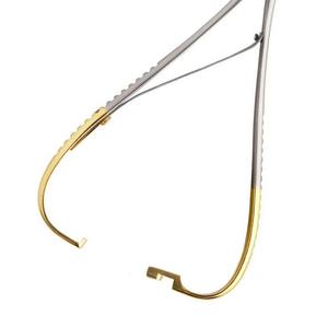 Portaagujas Mathieu de Acero Inoxidable, Manual, T.C. Dorado, 200 mm, 20-422-200, Instrumento Quirúrgico Reutilizable de Precisión para Sutura, Hermann - Product Image 6