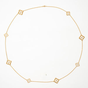 Collar con Colgante de Diamante Fleur de Oro Blanco de 14K, Corte Radiante de 0.90ct, Cultivado en Laboratorio, Certificado IGI D-G/VS, Ideal para Bodas, Venta al Por Mayor - Product Image 5