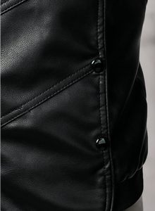 Premium Real Leather Jacket for Men Retro Motorcycle Riding <b>Coat</b> Durable Windproof Casual Fashion Outerwear - Product Image 3