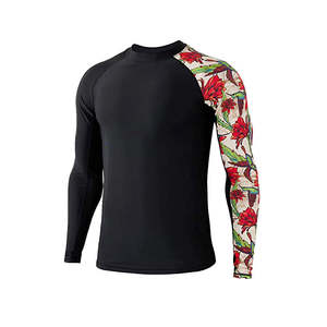 Camisetas de Compresión Personalizadas Unisex de Manga Larga, Protección UPF50, Antibacterianas, Transpirables, Ecológicas, de Secado Rápido, Spandex/Nailon - Product Image 1