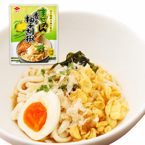 Sauce soja japonaise Nibishi Light Yuzu aromatisée au citron, haute pureté 99%, Mazemen Kaoruyuzugoaho Fukuoka, 30g*3 sachets, 12 mois de conservation - Product Image 2