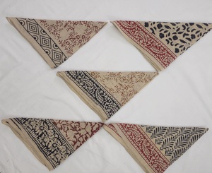 Pañuelo Bandana Estampado a Mano al por Mayor, 100% Algodón Orgánico, Ecológico, Reutilizable, Regalos - Product Image 2