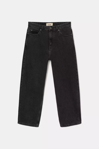 Jean en denim ample et décontracté pour homme, style vintage, coupe large, en coton élasthanne lavable et écologique, taille mi-haute, tendance hiver/printemps - Product Image 4