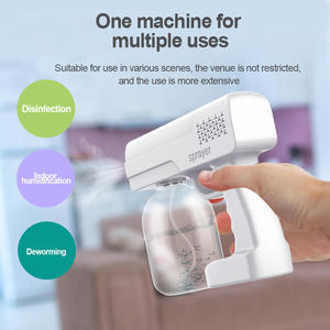 Mini Pulverizador Eléctrico Portátil de Luz Azul Nano, Desinfectante, Nebulizador Automático, Recargable por USB, con Niebla Fina - Product Image 5
