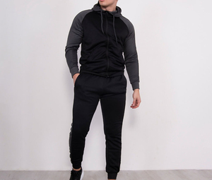 New Fashion Windbreaker Sweat Suit Set 2 Piece Jogging Set Cotton Polyester Material Long Sleeve <b>Tracksuit</b> for Men OEM - Product Image 1