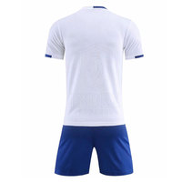 Uniforme de fútbol transpirable de talla grande, jersey ecológico de secado rápido, conjunto de color sólido de calidad premium