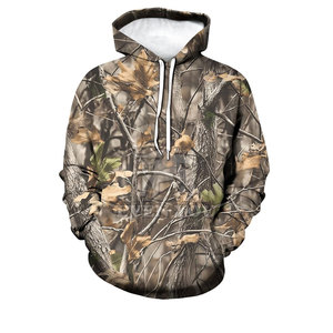 Sudadera con Capucha Premium con Estampado de Camuflaje Selvático, Estilo Urbano, Talla Grande, para Hombre y Mujer, Alta Calidad - Product Image 4