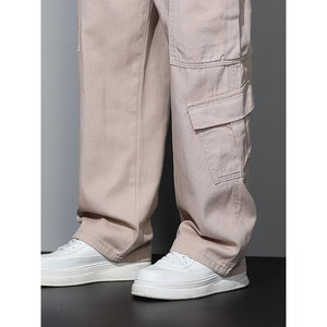 Pantalones Cargo de Estilo Informal para el Día a Día, Cómodos, de Corte Regular, con Múltiples Bolsillos, de Mezcla de Algodón Premium, con un Aspecto Elegante para Hombre - Product Image 5