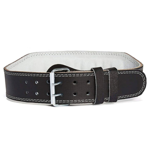 Ceinture de musculation unisexe en cuir de vachette, réglable, avec boucle de maintien, douce, respirante, protection professionnelle pour la force athlétique en salle de sport - Product Image 4