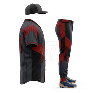 Ensemble de maillot et pantalon de baseball professionnel, léger, respirant, coupe confortable, idéal pour les équipes et les séances d'entraînement - Product Image 4