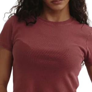 Camiseta Corta para Mujer, Manga Corta, Moderna, Cómoda, Ligera, Informal, para Fitness, Gimnasio, Entrenamiento, Ropa de Calle, Ocio - Product Image 3