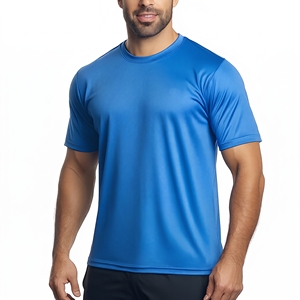 Manufacturing Premium QualityPolyester <b>Mens</b> <b>Dry</b> <b>Fit</b> <b>T</b>-<b>Shirts</b> Moisture Wicking Gym Fitness Running Training <b>T</b>-<b>Shirt</b> - Product Image 1