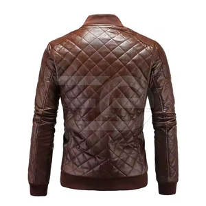 Chaqueta de Cuero para Hombre, Estilo Casual y Elegante, Ropa de Invierno, Prenda de Cuero Resistente, Moda Urbana - Product Image 2