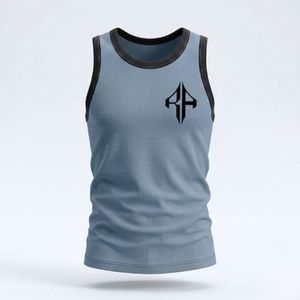 Débardeur pour homme de qualité supérieure, design personnalisé, imprimé, 100% coton, style décontracté par RIVIAN ATLANTIC - Product Image 3