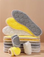 Semelles intérieures personnalisées en velours rembourré absorbant la sueur respirant chaud plus déodorant semelles de sport pour un usage quotidien