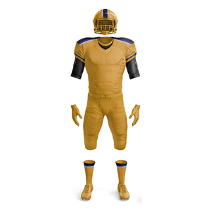 Uniformes de football américain imprimés par sublimation 2026, unisexes, personnalisables au Pakistan, respirants - Product Image 3