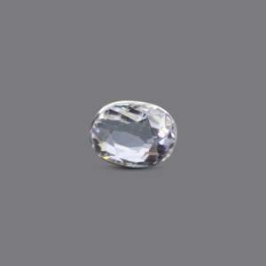 Handcrafted 4.15 Carat Square Princess Cut Lab Created White Zircon Loose Gemstone for Jewelry - Product Image 1