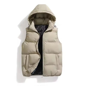 Chaleco Acolchado Impermeable Unisex sin Mangas con Cuello Alto, 100% Poliéster, Ropa de Invierno, Cortavientos, Transpirable, de Secado Rápido - Product Image 1